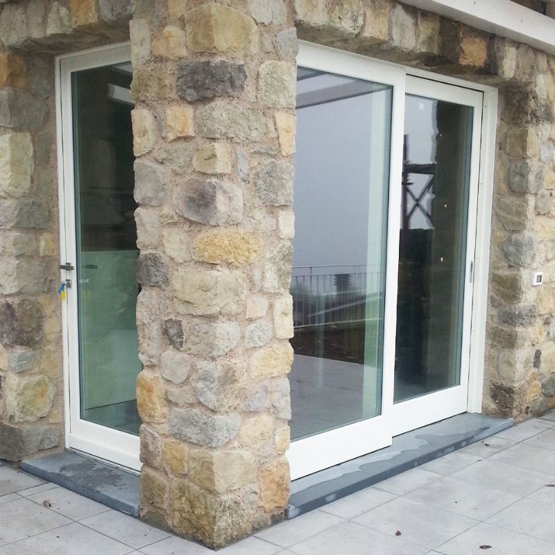 Porta scorrevole in legno Climatech