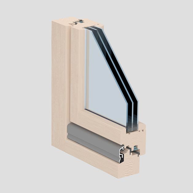 Finestra in legno Top 80